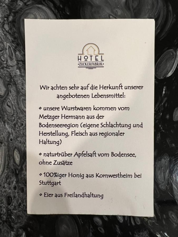 שטוטגרט Hotel Zuckerfabrik מראה חיצוני תמונה